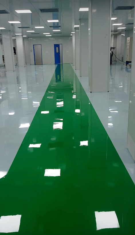 epoxy flake floor preparation